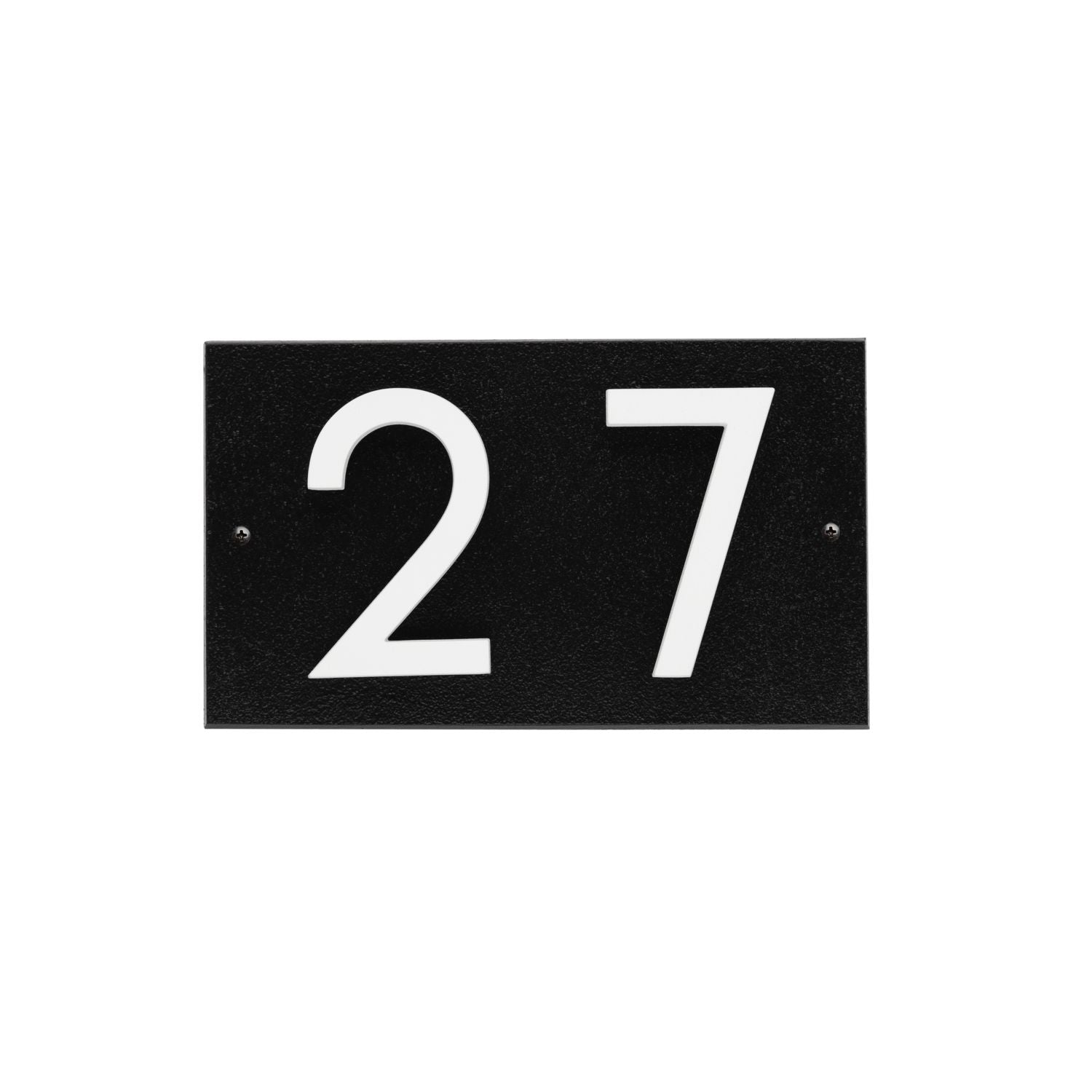 Modern Floating Standoff Plaque - 2 Number Horizontal