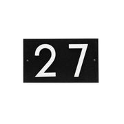Modern Floating Standoff Plaque - 2 Number Horizontal