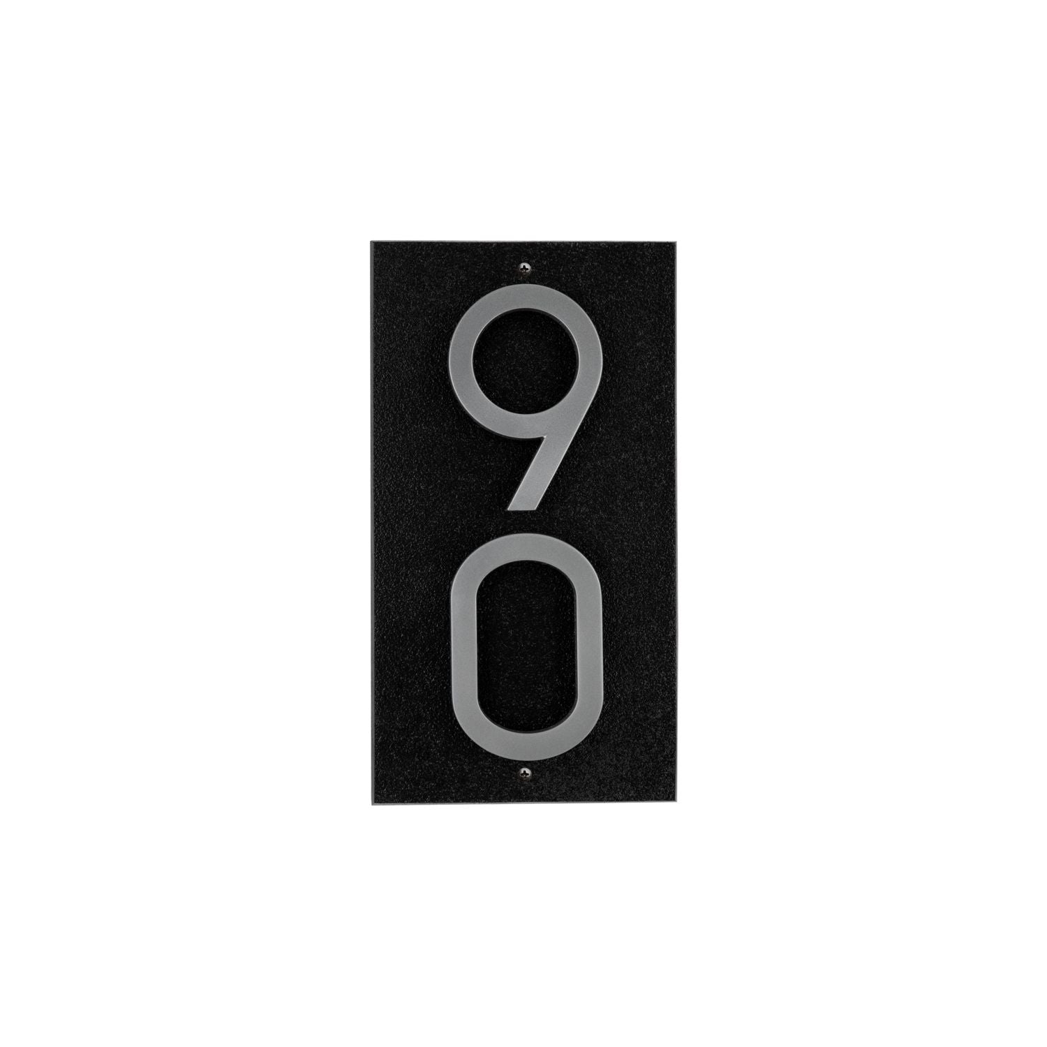 Modern Floating Standoff Plaque - 2 Number Vertical