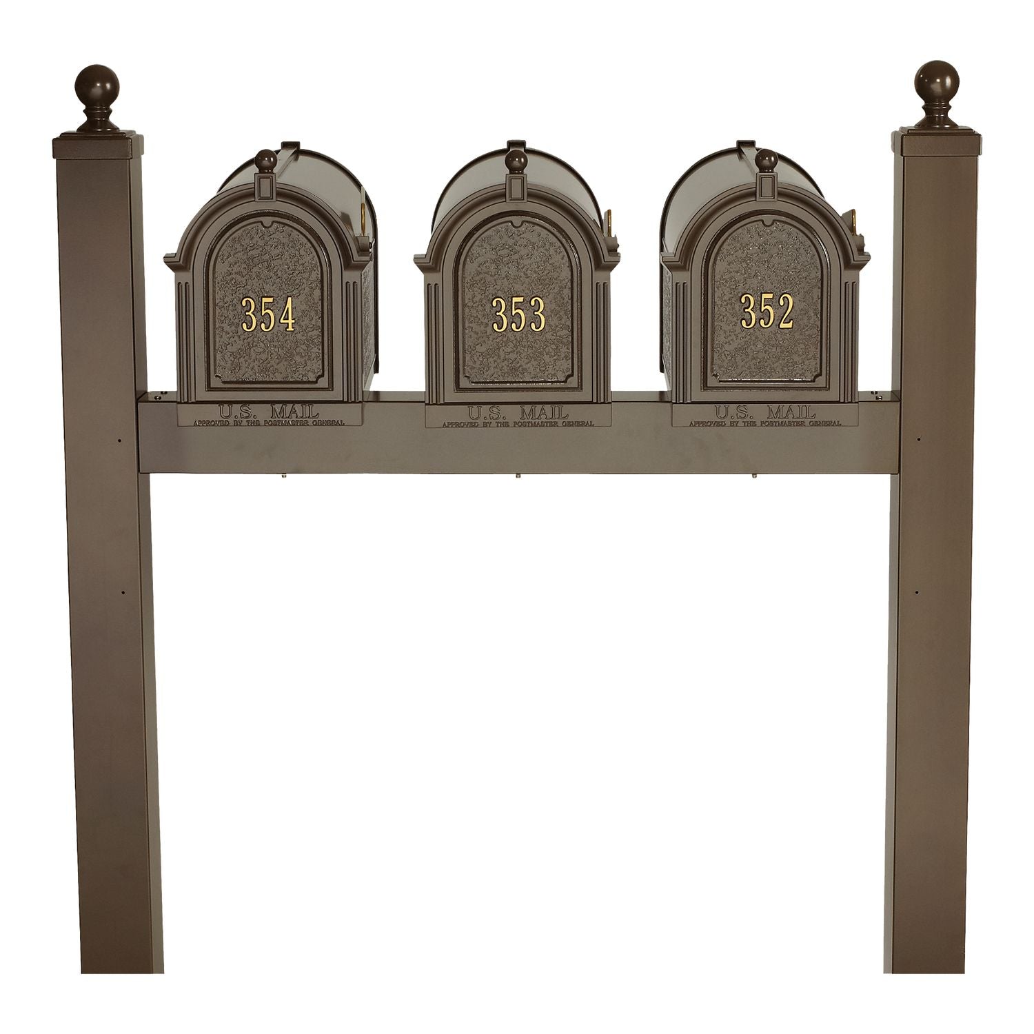 Multi Mailbox Triple Capitol Package