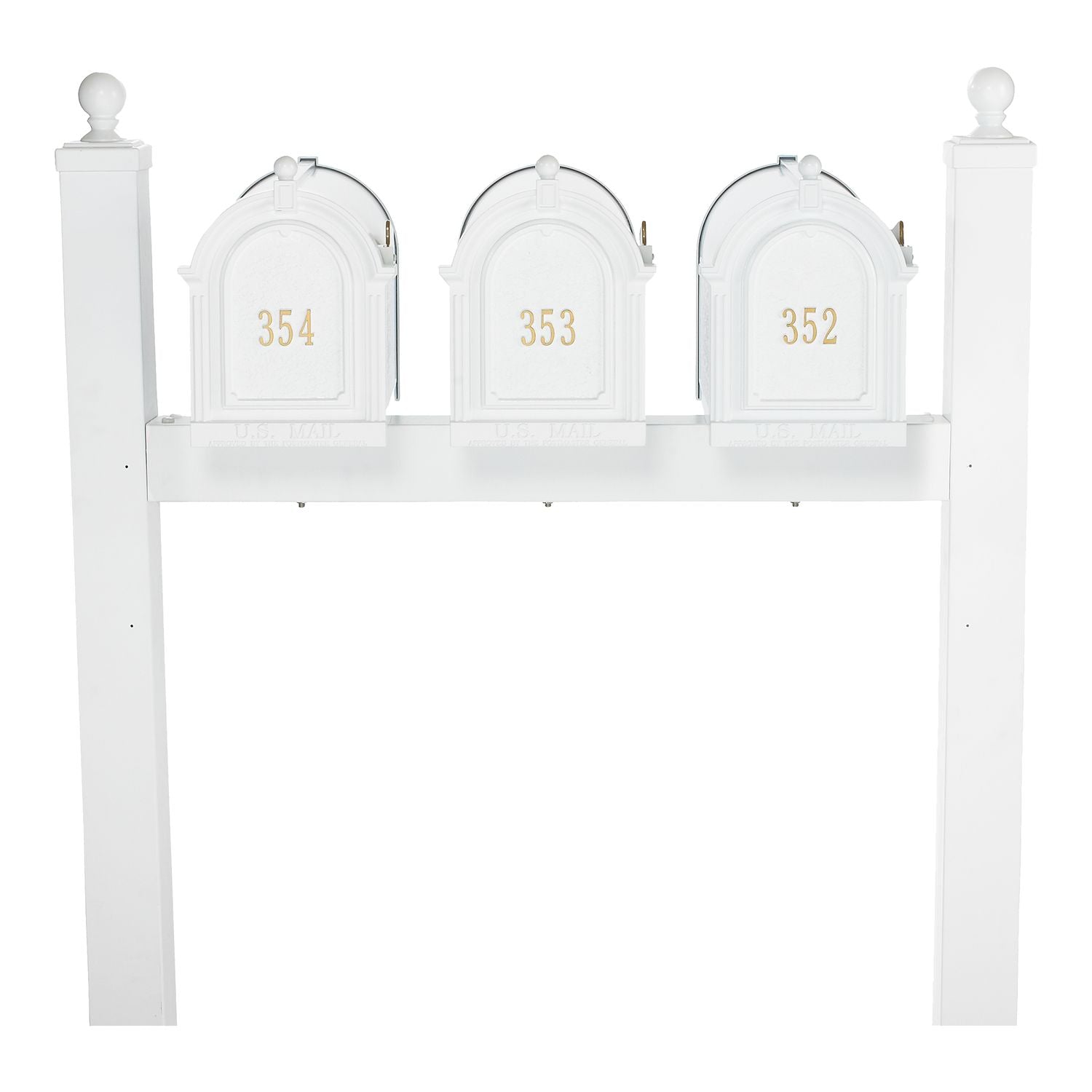 Multi Mailbox Triple Capitol Package