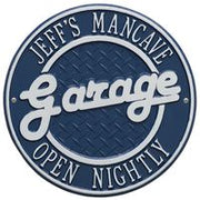 Garage Plaque - Standard Wall - Two Line