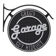Hanging Garage Plaque Package with Bracket