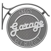 Hanging Garage Plaque Package with Bracket
