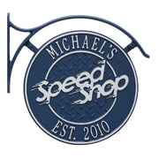 Hanging Speed Shop Plaque Package with Bracket