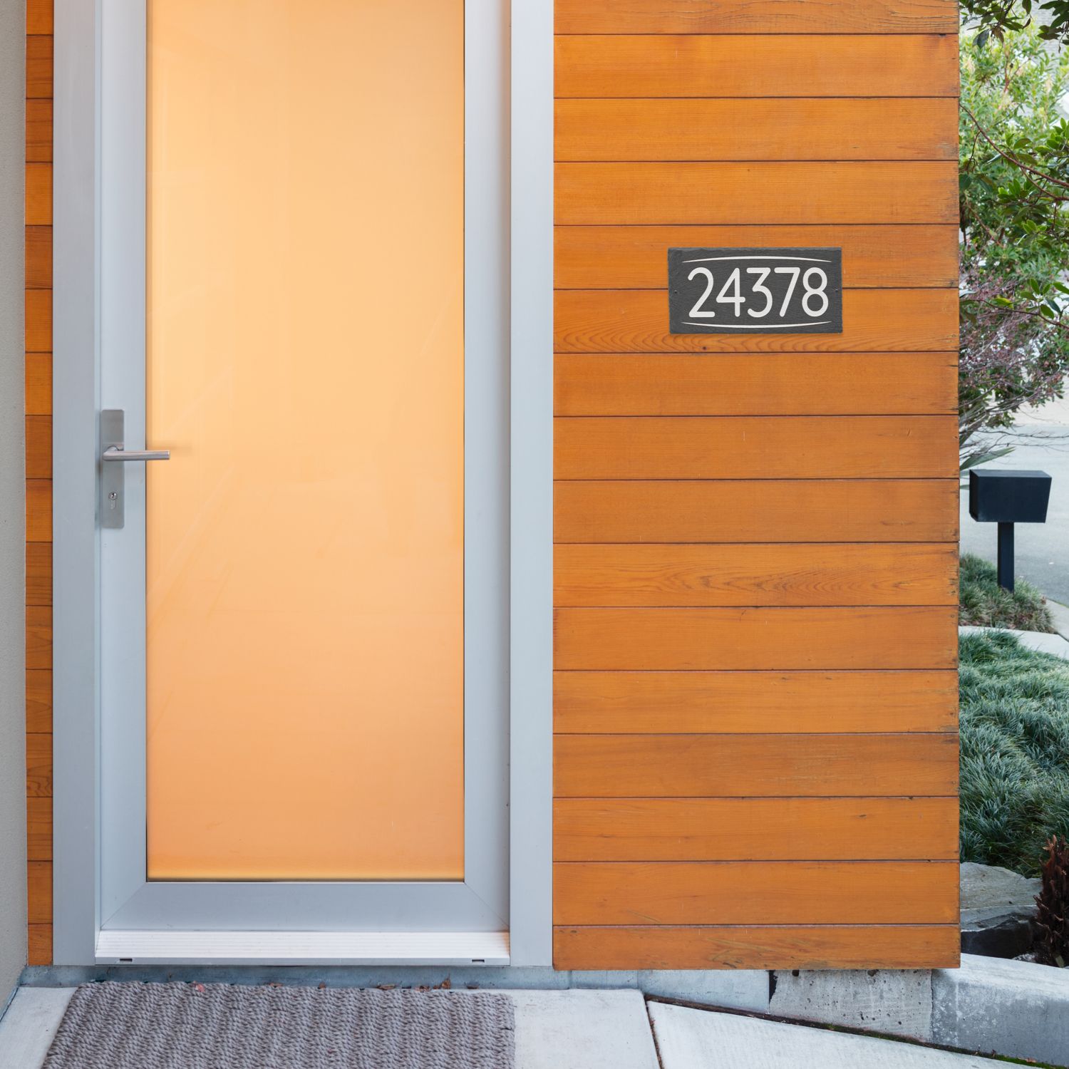 Lainey 1-Line Personalized Etched Wall Slate Sign