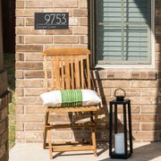 Leighton 2-Line Personalized Etched Wall Slate Sign