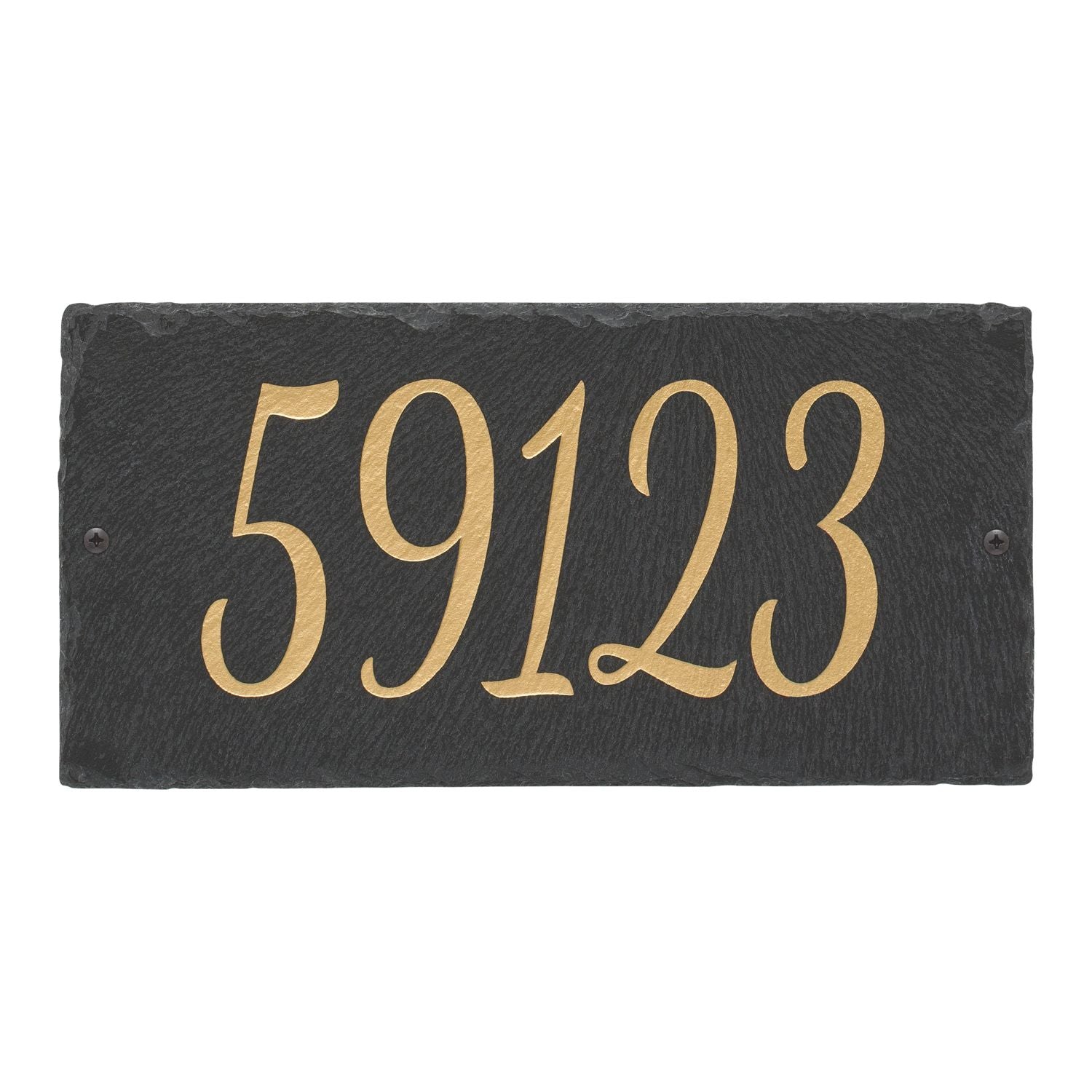 Lorelai 1-Line Personalized Etched Wall Slate Sign