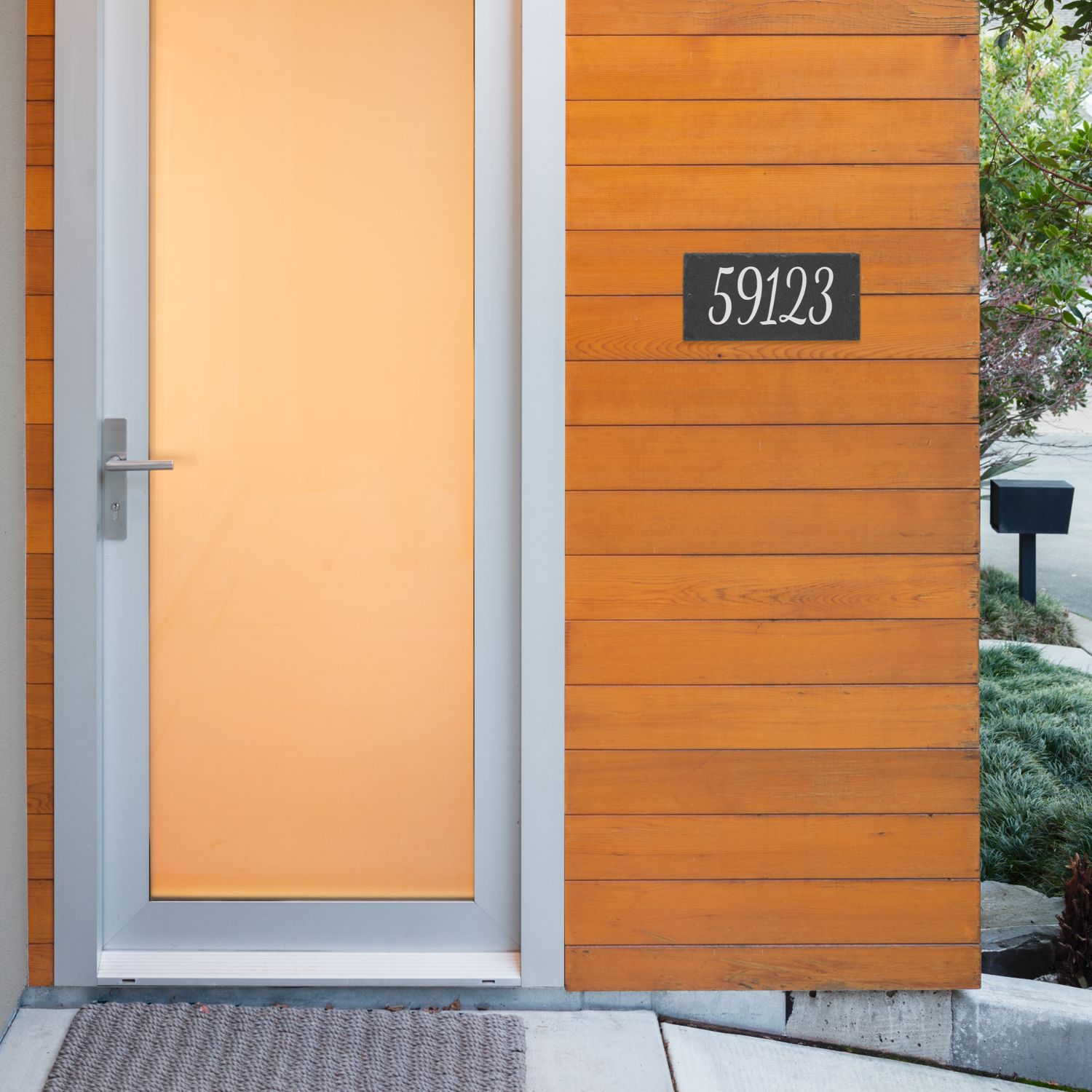 Lorelai 1-Line Personalized Etched Wall Slate Sign