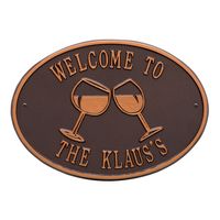 Wine Hawthorne - Standard Wall - Two Line