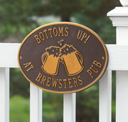 Beer Mugs Hawthorne - Standard Wall - Two Line