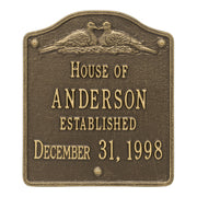 Dove Wedding Anniversary Personalized Plaque