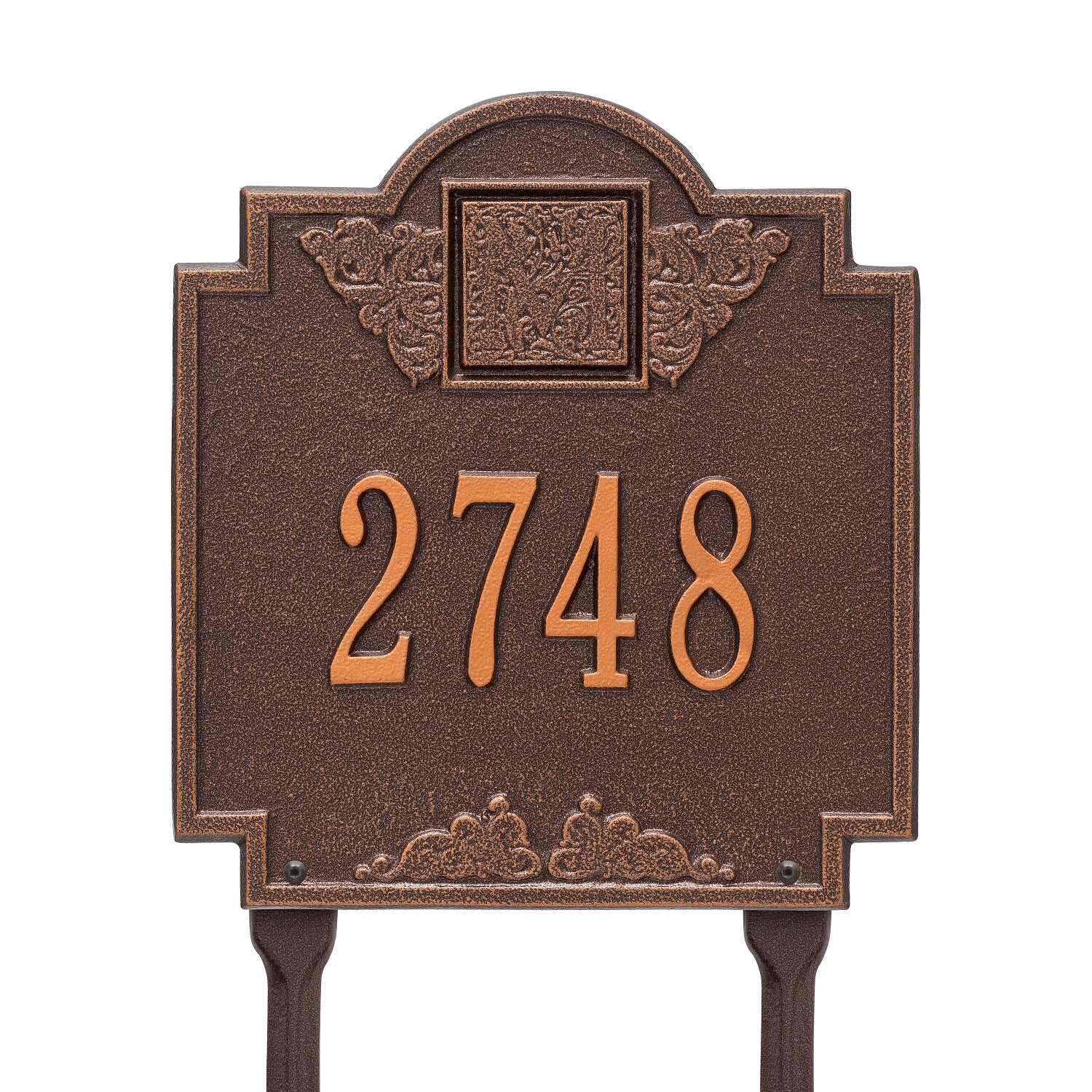 Monogram Address Personalized Plaque Lawn