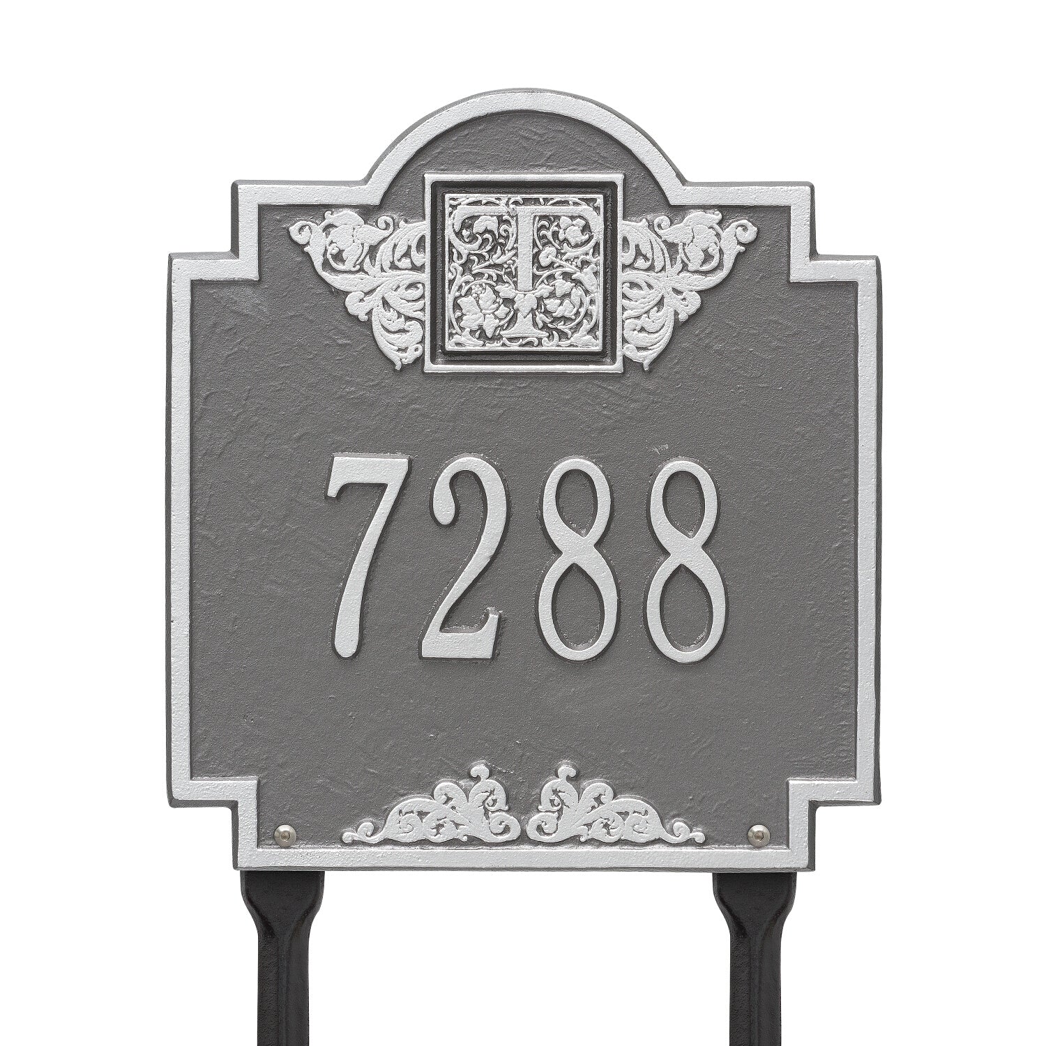 Monogram Address Personalized Plaque Lawn
