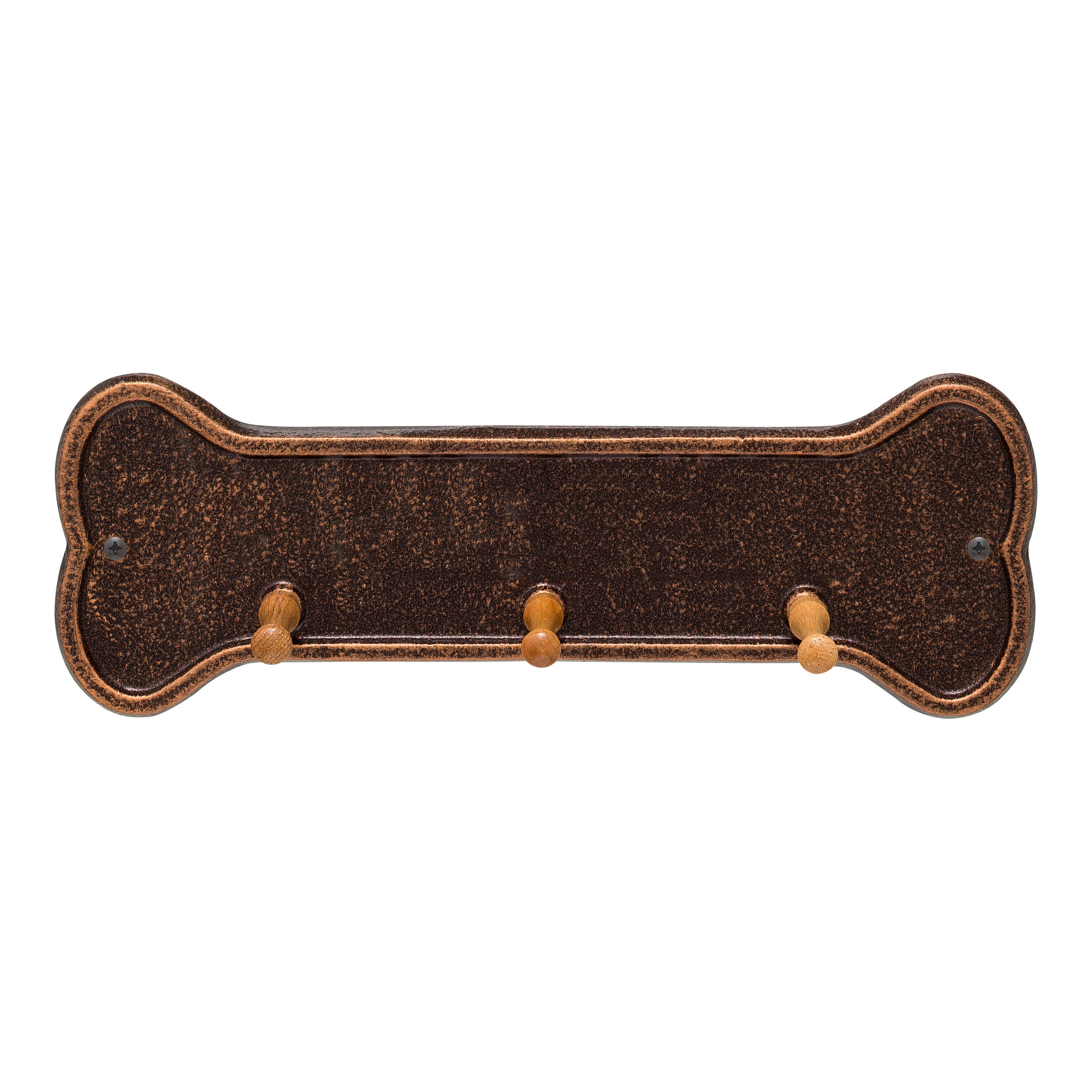 Bone Leash Holder Personalized Wall Plaque