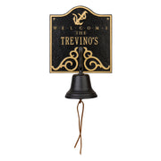 Anchor Bell Welcome Personalized Plaque