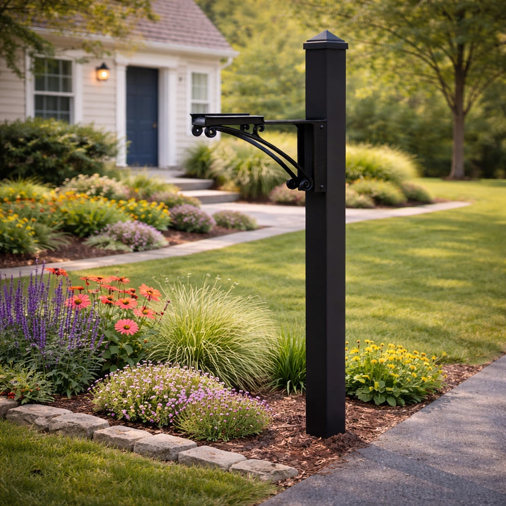 Superior Post & Brackets with Post Cap and Cuff