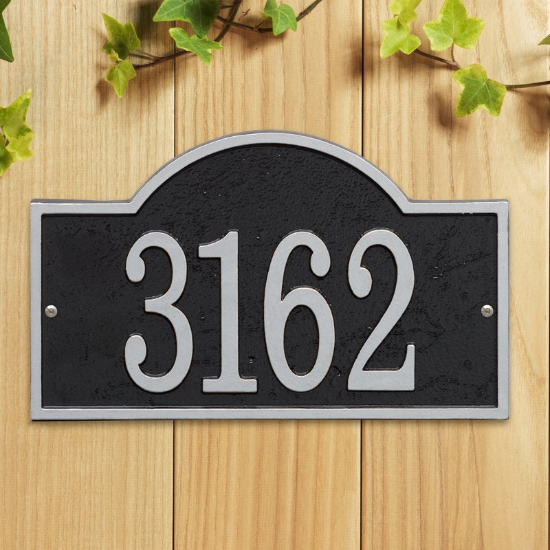 Fast & Easy Arch House Numbers Plaque