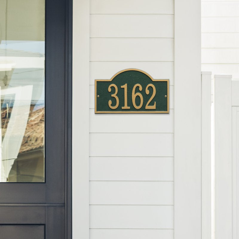 Fast & Easy Arch House Numbers Plaque