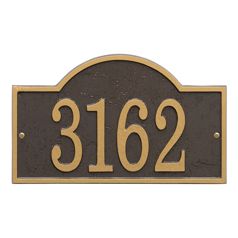 Fast & Easy Arch House Numbers Plaque