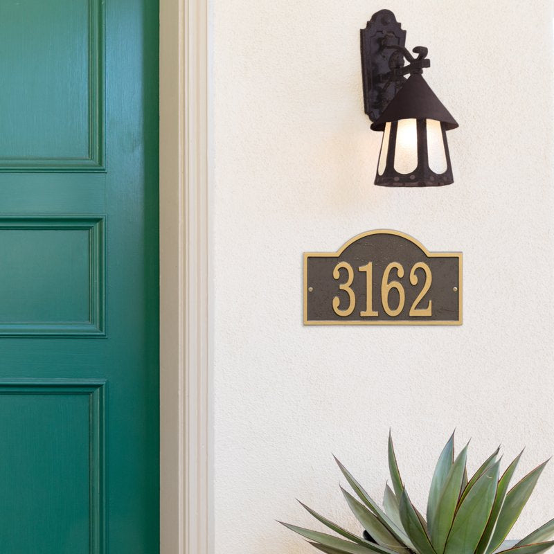 Fast & Easy Arch House Numbers Plaque