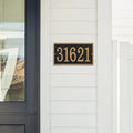 Fast & Easy Rectangle House Numbers Plaque