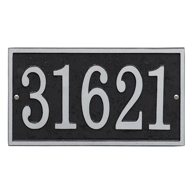 Fast & Easy Rectangle House Numbers Plaque