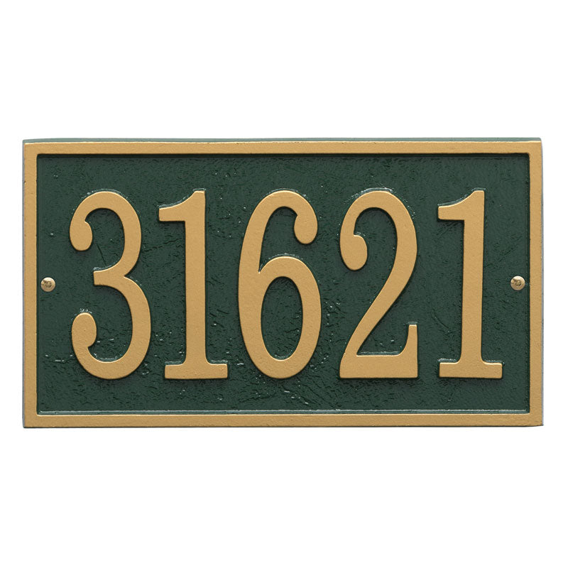 Fast & Easy Rectangle House Numbers Plaque