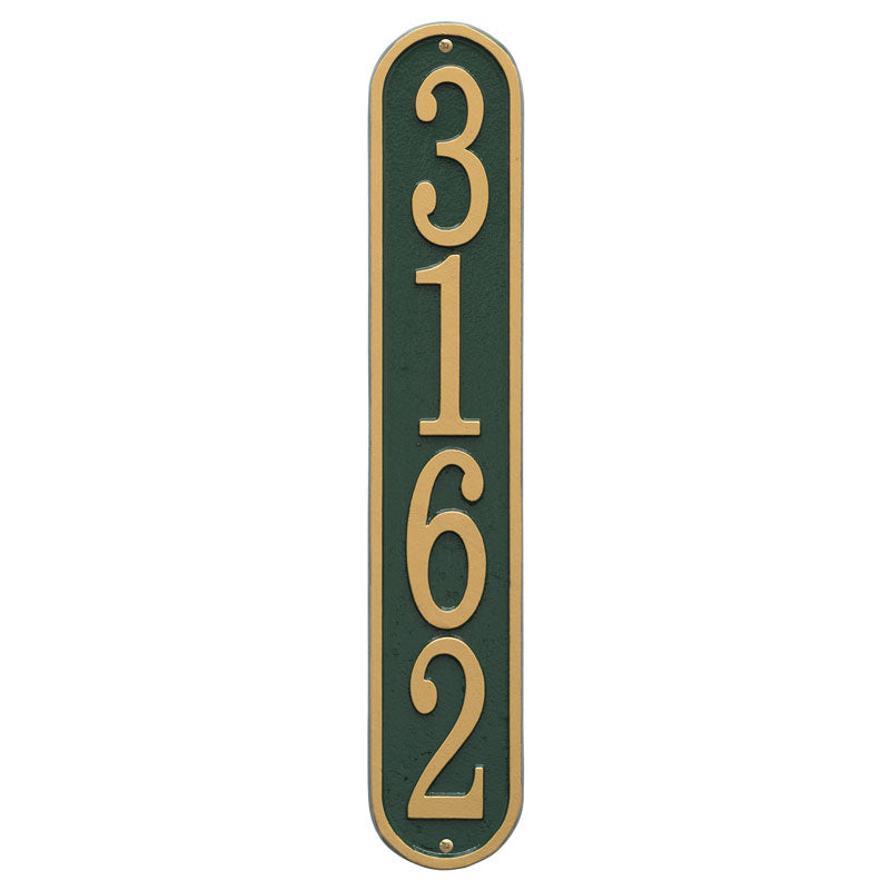 Fast & Easy Vertical House Numbers Plaque