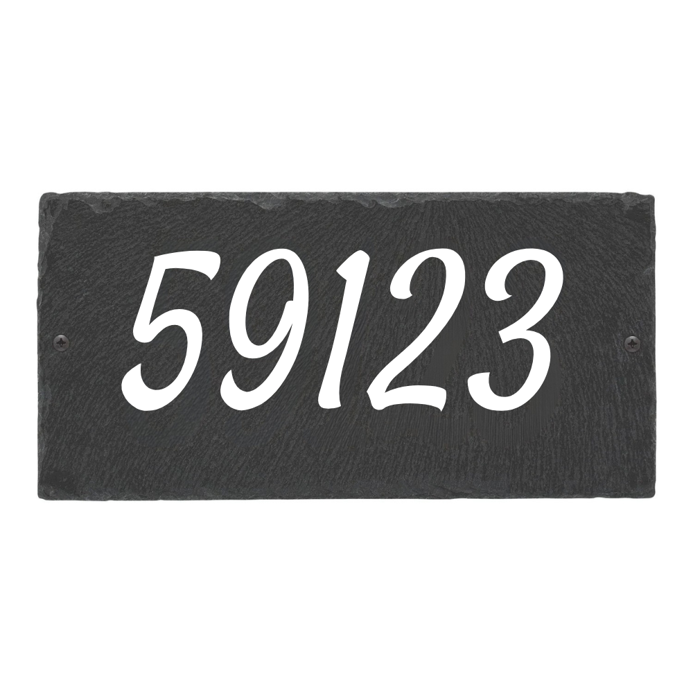 Lorelai 1-Line Personalized Etched Wall Slate Sign