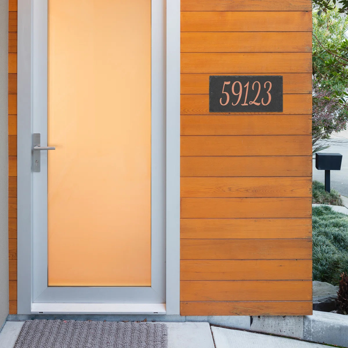 Lorelai 1-Line Personalized Etched Wall Slate Sign