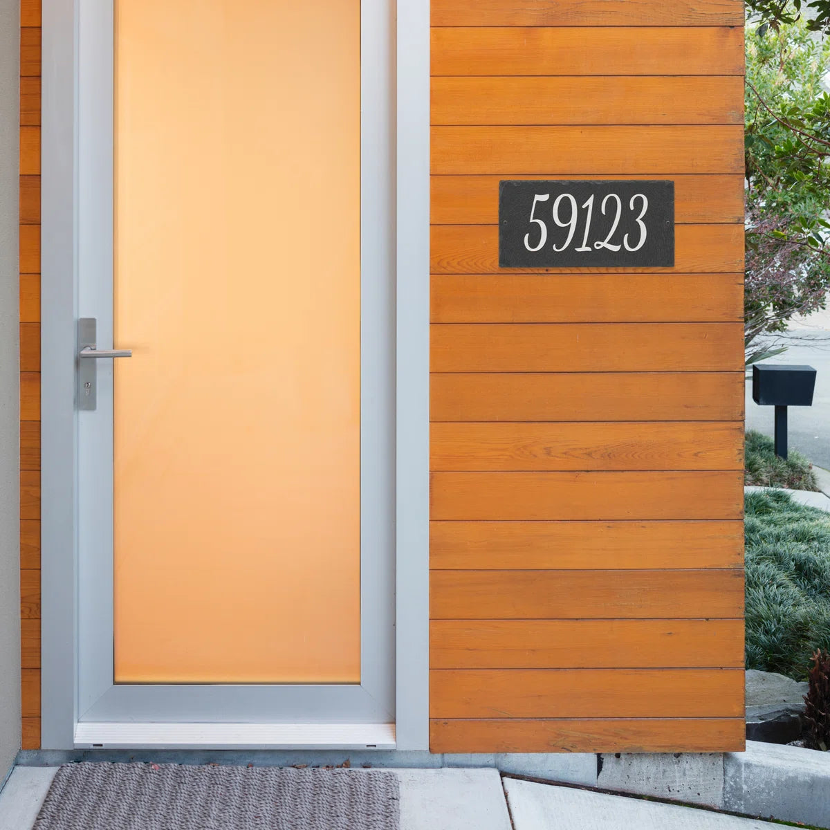 Lorelai 1-Line Personalized Etched Wall Slate Sign