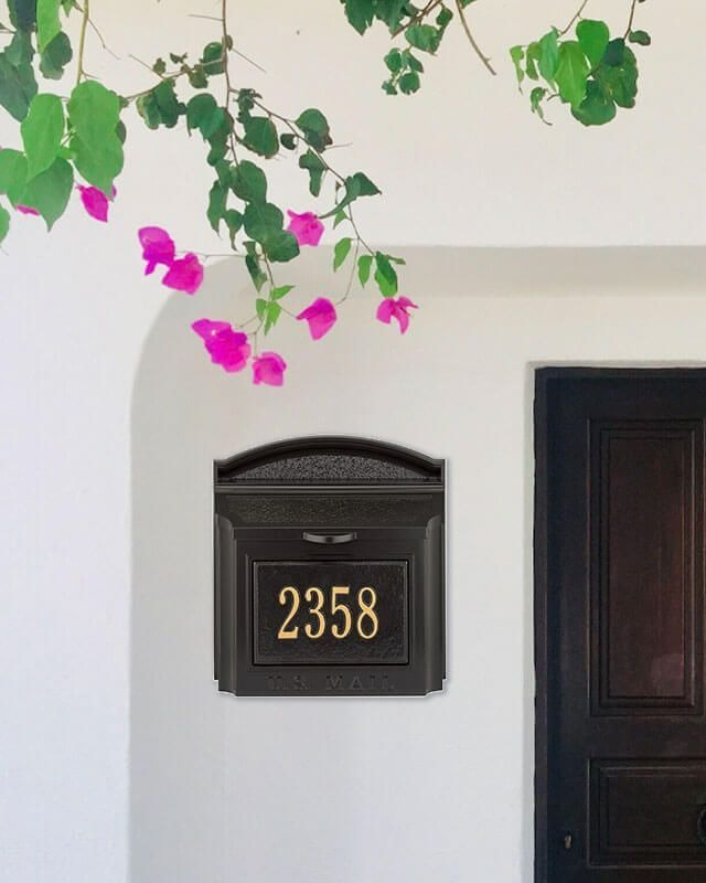 Modern Wall Mailbox Plaque