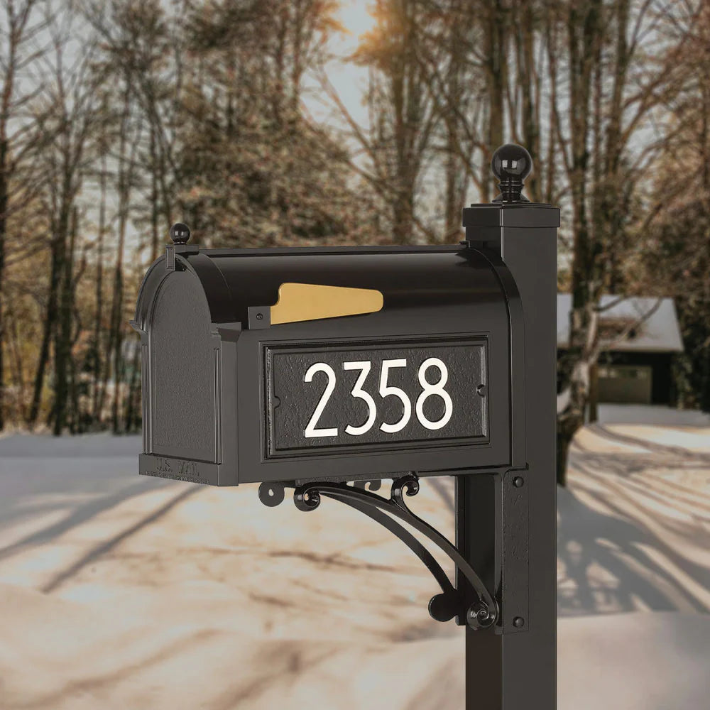 Modern Deluxe Capitol Mailbox Post Package