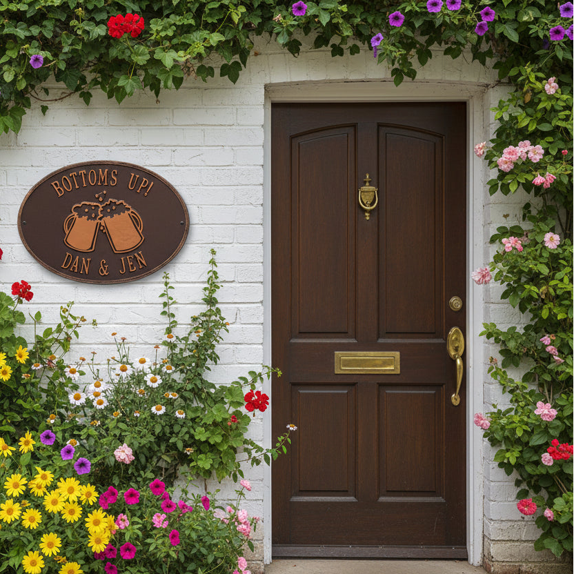 Beer Mugs Hawthorne - Standard Wall - Two Line