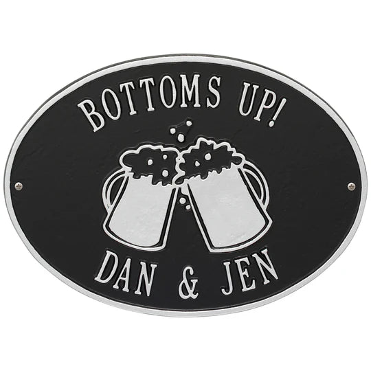 Beer Mugs Hawthorne - Standard Wall - Two Line