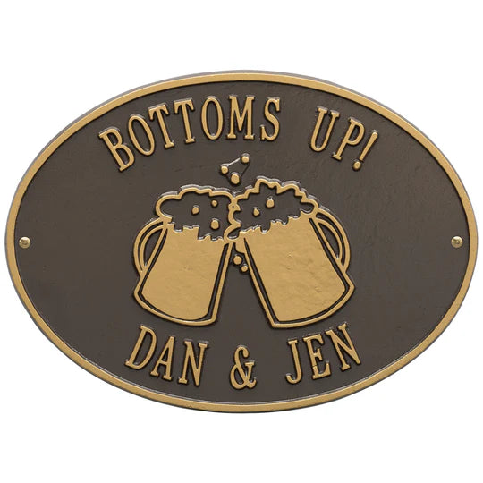 Beer Mugs Hawthorne - Standard Wall - Two Line