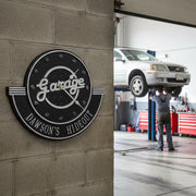 Personalized Garage Clock