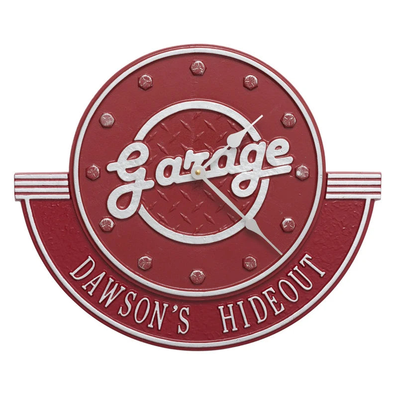 Personalized Garage Clock