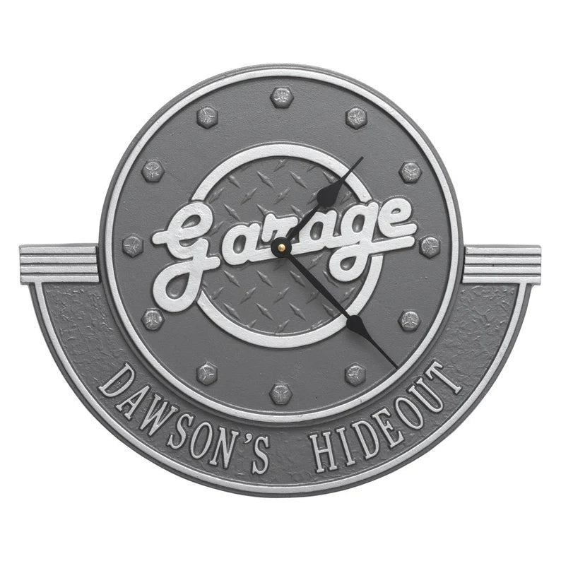 Personalized Garage Clock