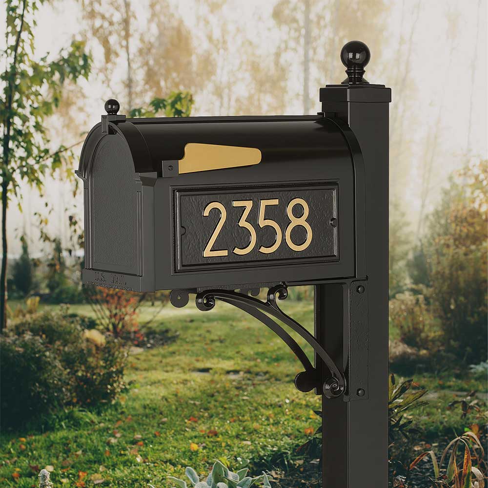 Modern Deluxe Capitol Mailbox Post Package