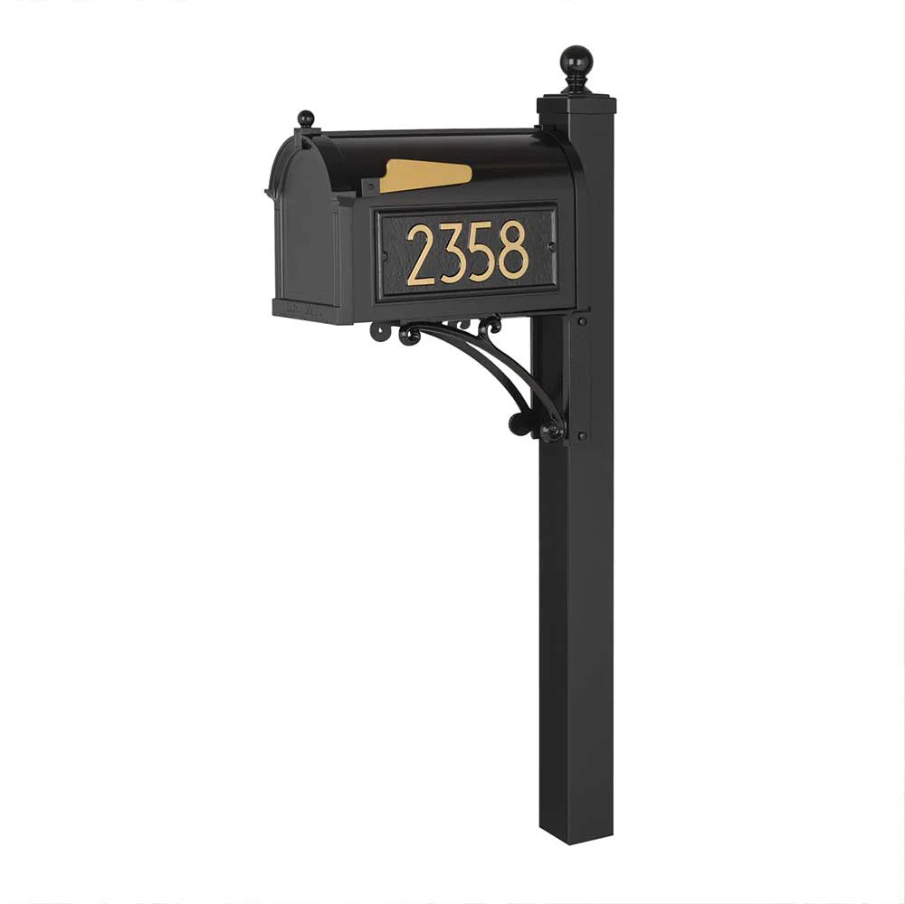 Modern Deluxe Capitol Mailbox Post Package